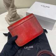 Celine red classic box 5980 18.5×15×6cm - 3