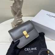 Celine teen classic box in dark gray 18.5×15×6cm - 4