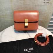 Celine teen classic box in orange 18.5×15×6cm - 1