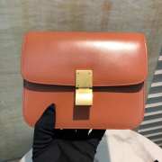 Celine teen classic box in orange 18.5×15×6cm - 6