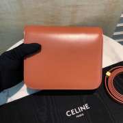 Celine teen classic box in orange 18.5×15×6cm - 4