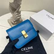 Celine teen classic box in blue 18.5×15×6cm - 4