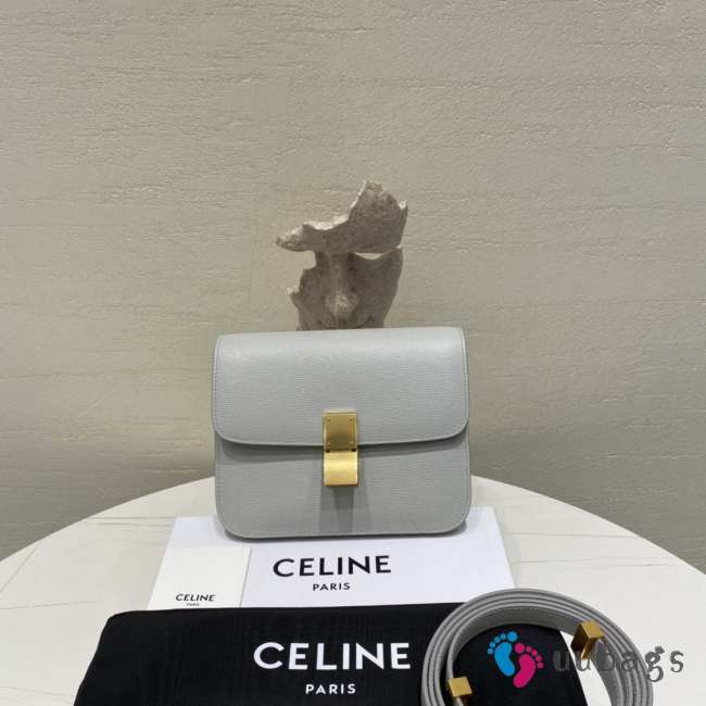 Celine teen classic box in gray 18.5×15×6cm - 1