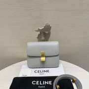 Celine teen classic box in gray 18.5×15×6cm - 1