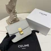 Celine teen classic box in gray 18.5×15×6cm - 6