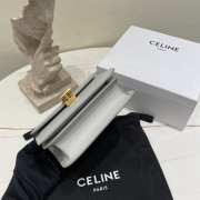 Celine teen classic box in gray 18.5×15×6cm - 4