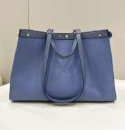 Fendi blue X-tote Bag In Canvas 40x12x29cm - 6