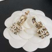 Chanel Earrings Gold  - 4