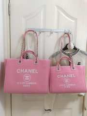 Chanel 22A tote bag in pink 32cm - 4