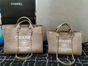 Chanel 23B tote bag in brown 32cm - 1