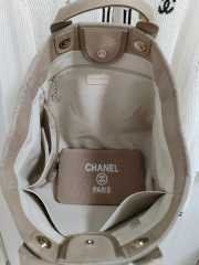 Chanel 23B tote bag in brown 32cm - 4