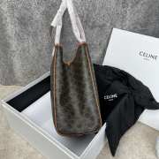 Celine Folded Cabas in Triomphe Canvas 27cm - 3