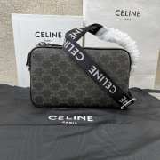 Celine Messenger Bag In Triomphe Canvas 23x14.5x4cm - 1