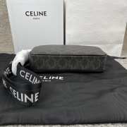 Celine Messenger Bag In Triomphe Canvas 23x14.5x4cm - 6