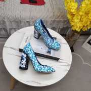 D&G blue high heels 11cm - 3