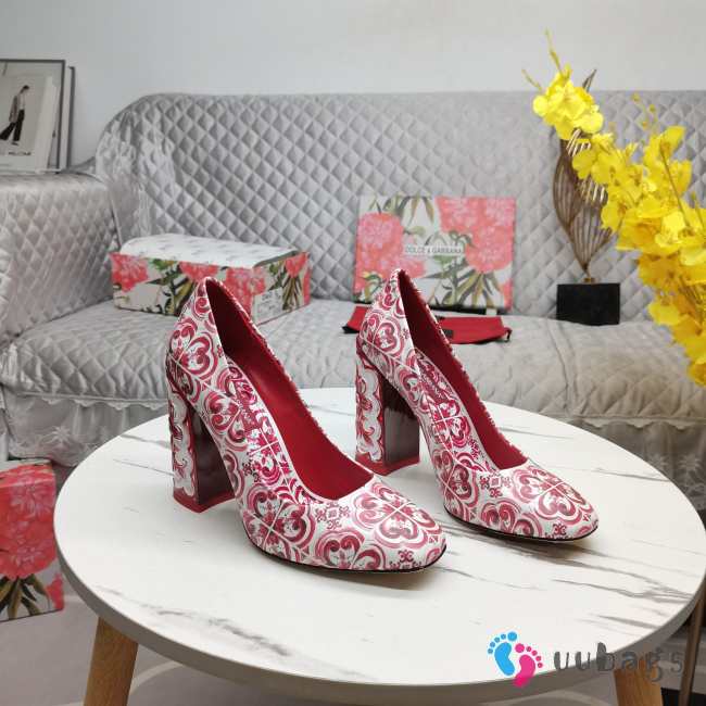 D&G red high heels 11cm - 1