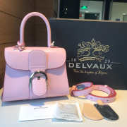 Delvaux pink belgian handbags 20x11x16cm - 1