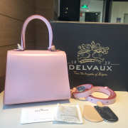 Delvaux pink belgian handbags 20x11x16cm - 4