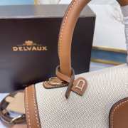 Delvaux Brown Brillant MM in Box Calf 24x12x19cm - 3