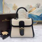 Delvaux Black Brillant MM in Box Calf 24x12x19cm - 1