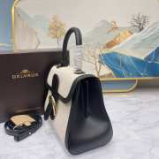 Delvaux Black Brillant MM in Box Calf 24x12x19cm - 5