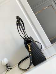 Valentino Black Garavani Rockstud Woven Tote Bag 29×20×10cm - 6