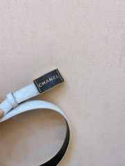 Chanel white belt width 3cm - 2