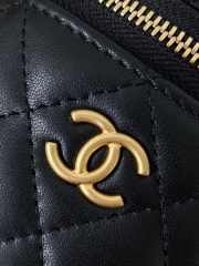 Chanel Vanity Handle Small Black Lambskin Leather - 4