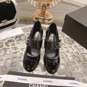 Chanel Mary Janes With Patent Goatskin Black - 3