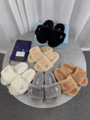 Prada shearling slides 3.5cm - 1