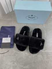 Prada shearling slides 3.5cm - 4