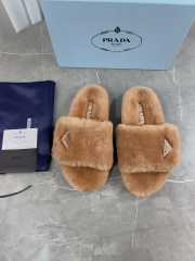 Prada shearling slides 3.5cm - 3