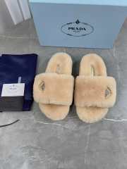 Prada shearling slides 3.5cm - 2