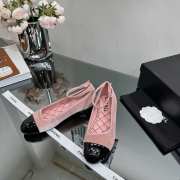 Chanel Mary Janes Shoes Velvet & Shiny Calfskin - 2