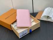 Louis Vuitton M81241 pink full leather wallet - 5