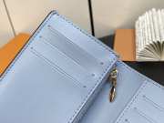 Louis Vuitton M81241 gray full leather wallet - 4