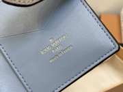 Louis Vuitton M81241 gray full leather wallet - 3