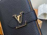 Louis Vuitton M81241 black full leather wallet - 3