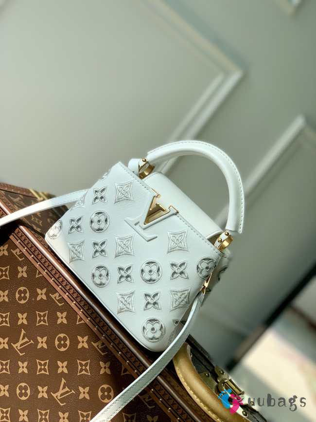 Louis Vuitton M22922 Capucines White Bag 21cm - 1