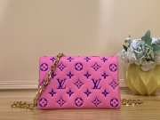 LV M80745 Pochette Coussin Pink Bag 20x14x8cm - 1