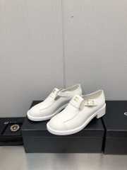 Chanel loafer calfskin in white - 1