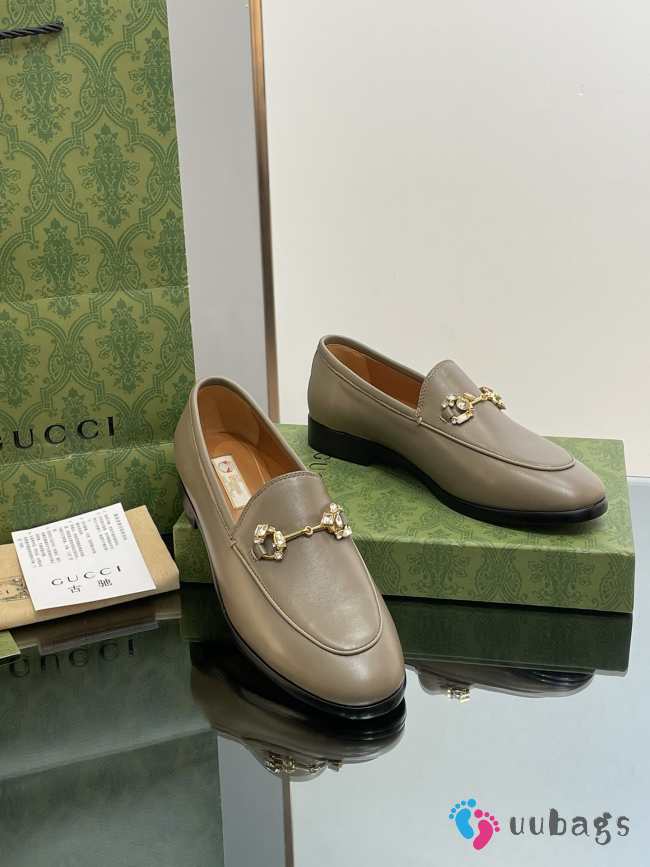 Gucci gray loafers 1.5cm - 1