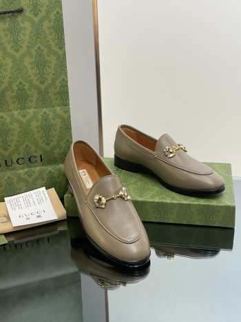 Gucci gray loafers 1.5cm