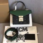 Mcm Patricia Green Small Crossbody Bag - 1