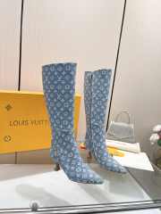 Louis Vuitton Denim Boots 01 6.5cm - 6