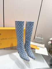 Louis Vuitton Denim Boots 01 6.5cm - 5