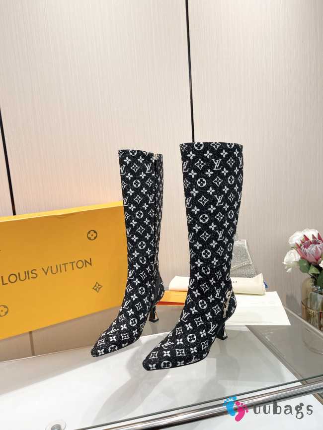 Louis Vuitton Denim Boots 02 6.5cm - 1