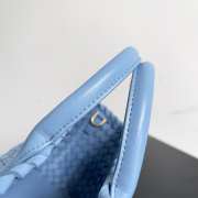 Bottega Veneta Mini Cabat In Blue 22x6.5x15.5cm - 6