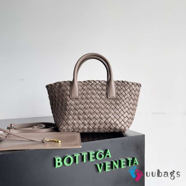 Bottega Veneta Mini Cabat In Brown 22x6.5x15.5cm - 1