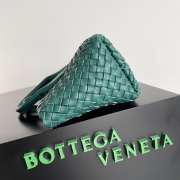 Bottega Veneta Mini Cabat In Green 22x6.5x15.5cm - 6